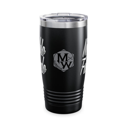 Tumbler - 'No Hablo Fucktardo' Millwrightlife Jobsite 20oz Ringneck Tumbler